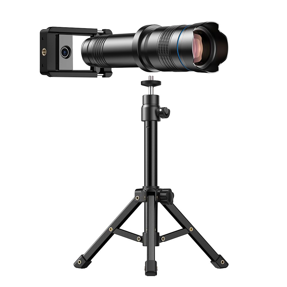 Portable Universal Clip-on Type External Telephoto Lens 36X