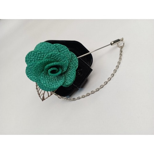 Men's Brooch - Green