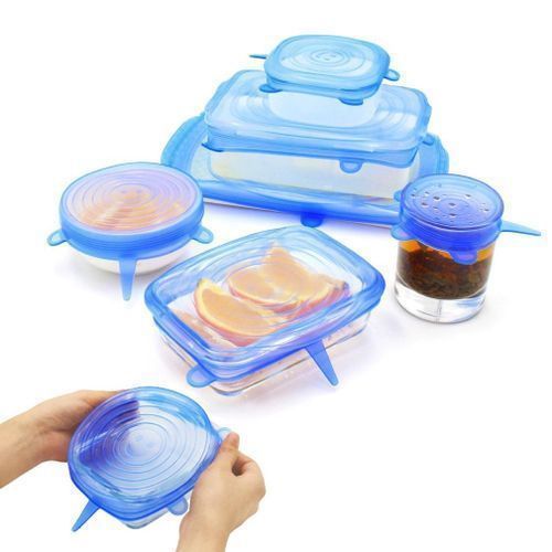 Reusable Silicon Stretch Lid Food Bowl Pan  Wrap