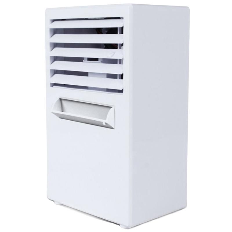Air Conditioner Fan,Air Personal Space Cooler Small Fan Eu Plug White