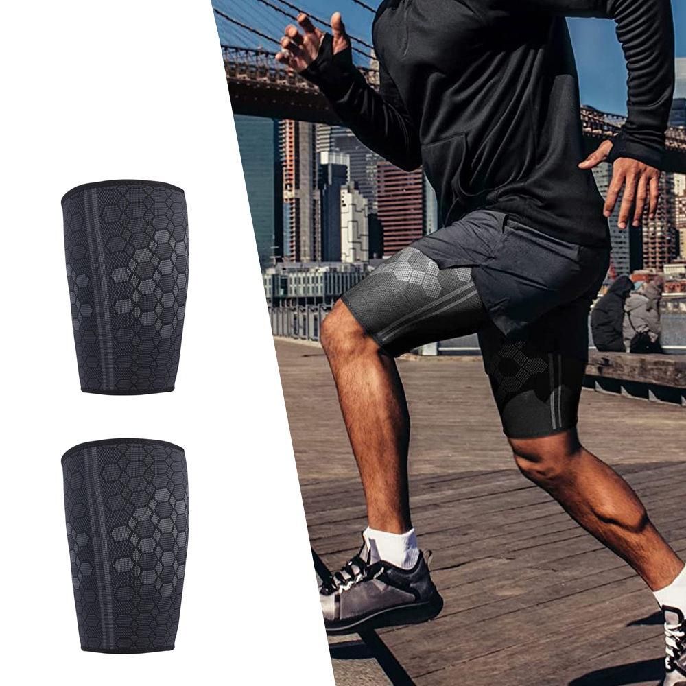 1Pair Thigh Compressed Sleeves Support Upper Leg Sleeves Thigh Sleeves for Sport