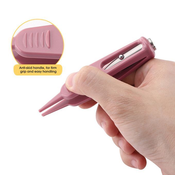 Baby Safe Nose Clean Clip Led Light Tweezers Pincet Forceps