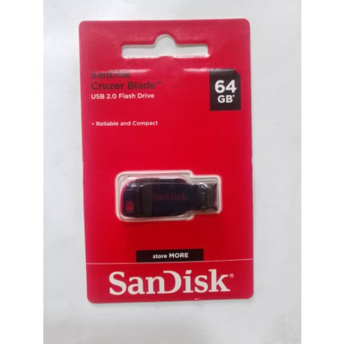 64GB Cruzer Blade Usb 2.0 Flash Drive