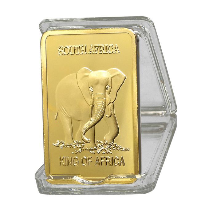 Copper Commemorative Coin Elephant Animal Block Collection Collector