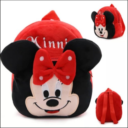 Cute Toddler Minnie Cartoon Plush Kids Bag For 1-3 Years