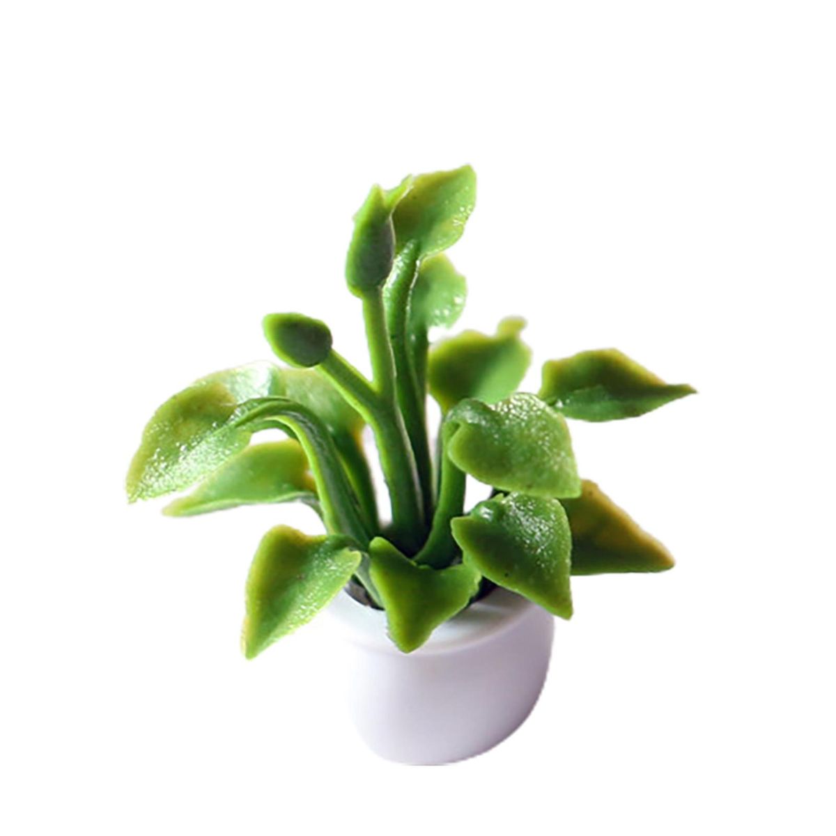 Mini Pot Plant Miniature Pot Plant Accessory Green