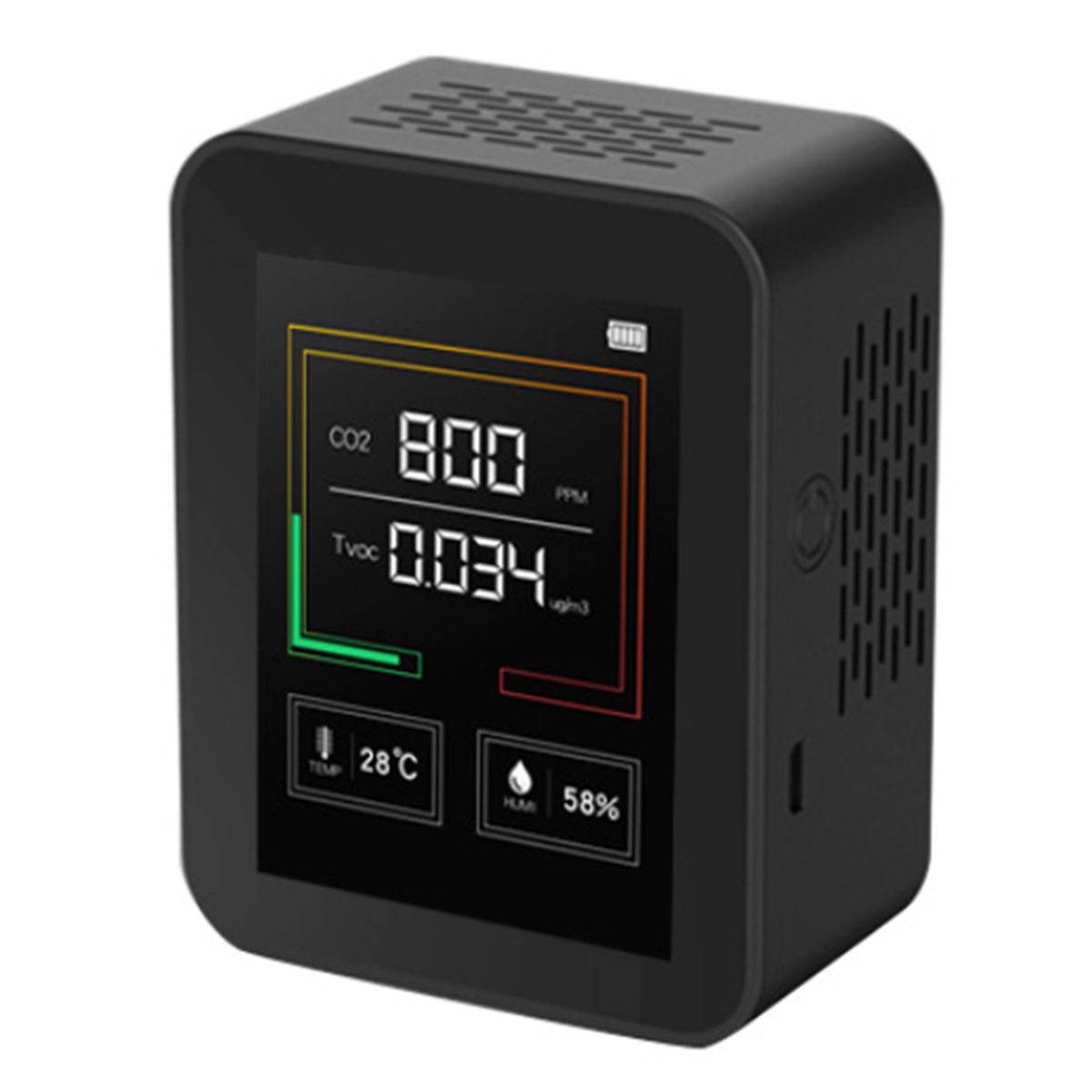 CO2 TVOC Temperature Humidity Air Quality Detector Hazardous