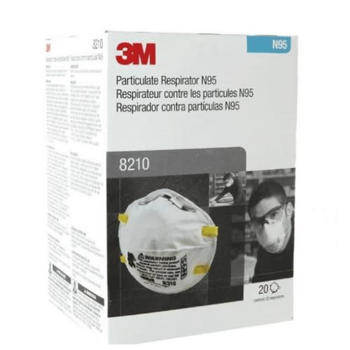 Nose Mask N95 8210 - Pack Of 20