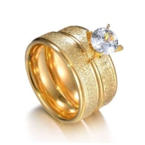 Wedding Ring - Set Of 2 - Gold