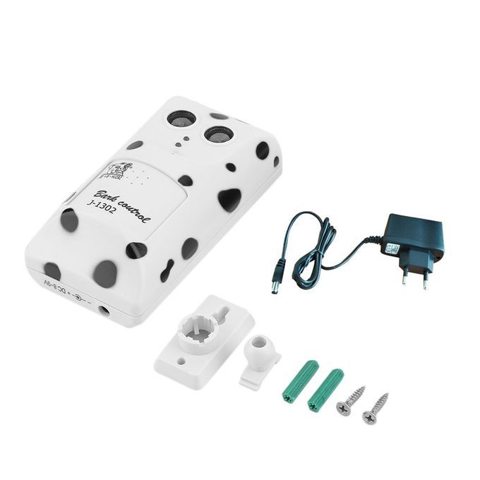 Humanely Ultrasonic Anti No Bark Control Device Stop Dog Barking Silencer Black & White