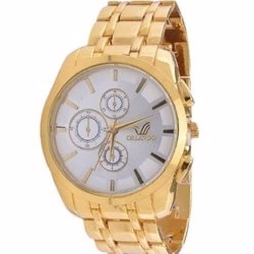 Bracelet Wristwatch For Men - Gold