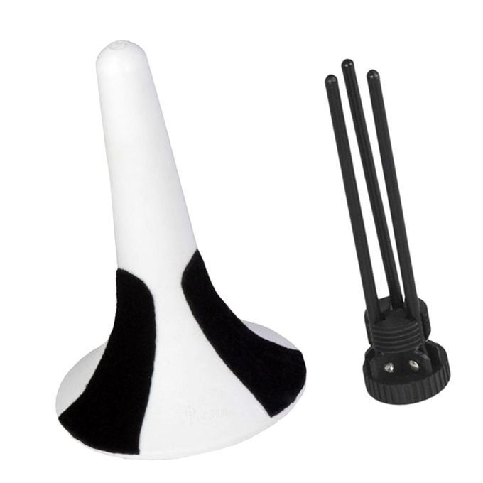 Function Trumpet Tripod Stand Rack Support With Detachable Leg White