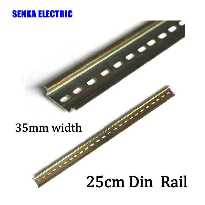 10 Pcs 25cm Length Normal 35mm Width Din Rail For Switch