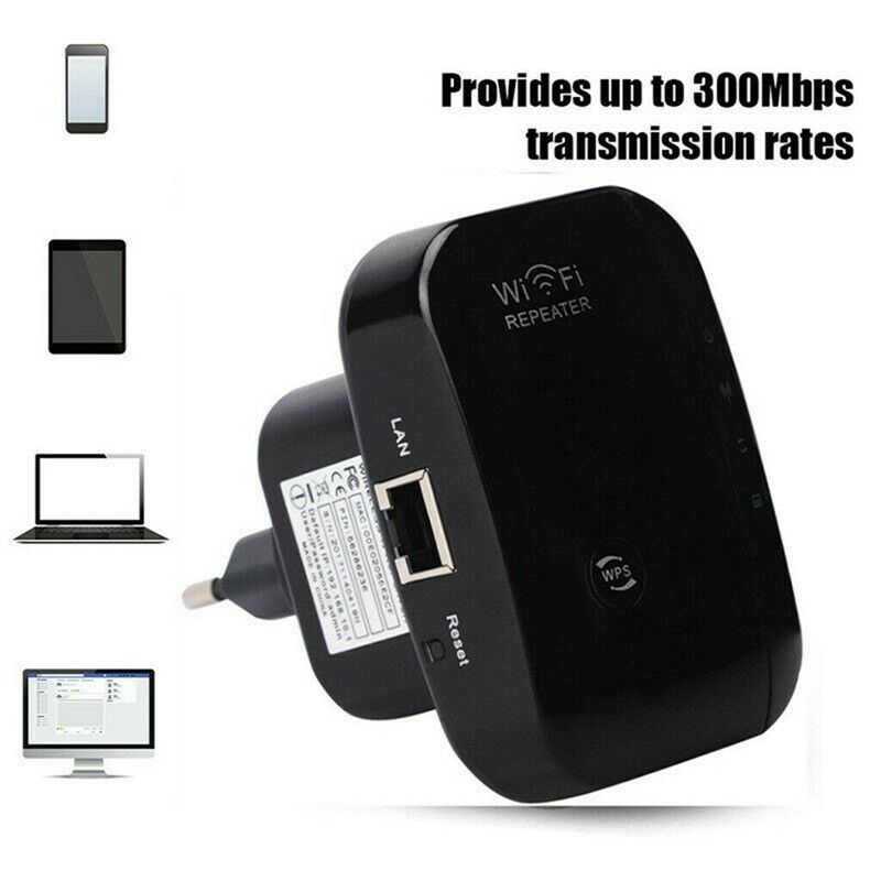 WiFi Range Extender, Super Boost WiFi Repeater, 300Mbps