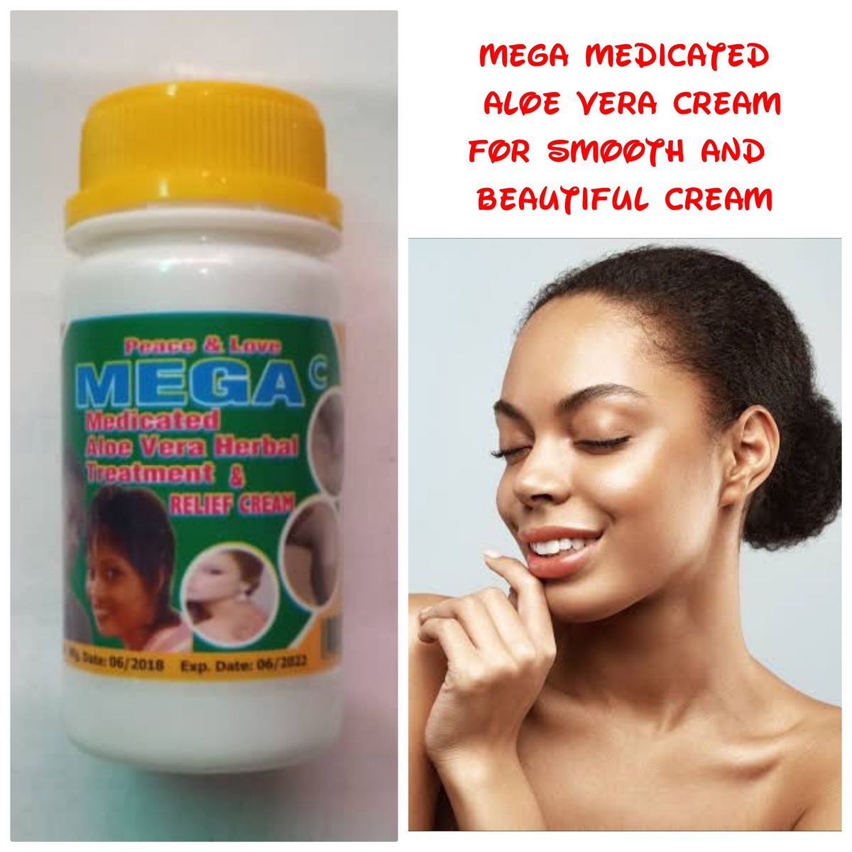 Medicated Herbal Treatment Aloe Vera  Relief Cream