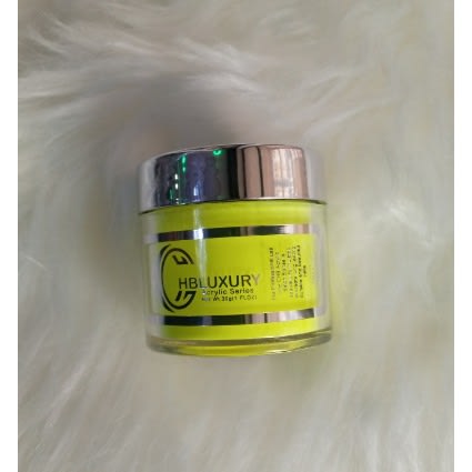 Chb Luxury Yellow Green Neon Acrylic Powder Builder - 30g