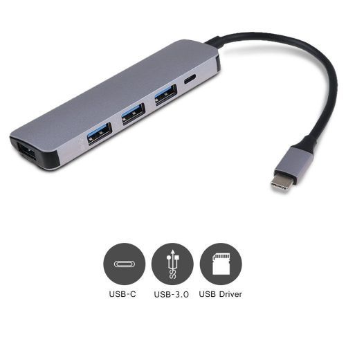 Fashion Type C USB 3.1 To 4 Port Hi-Speed USB 3.0 Muti Hub Adapter For Macbook