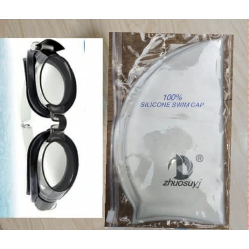 Swimming Google And Swim Cap