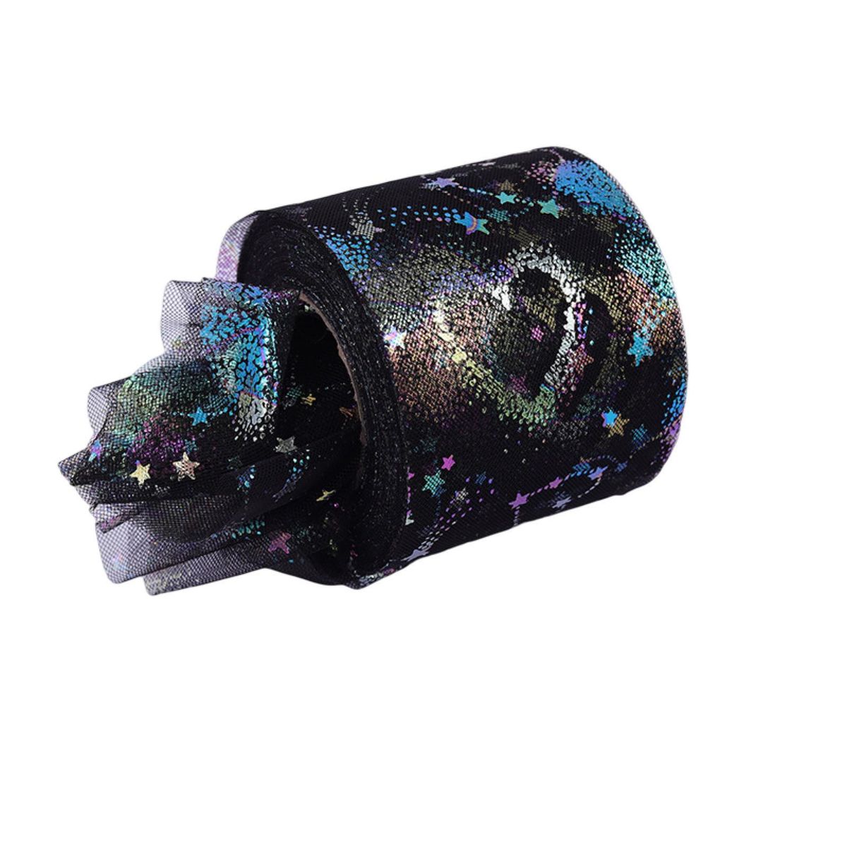 Tulle Roll Perspective Lace Yarn Roll Black