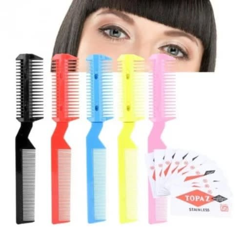 Hair Thinning Shaper Cutting Comb Salon Hair Styling Trimmer- 5 Pieces