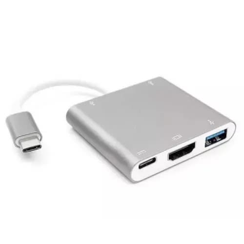 3-port Usb 3.1 Type-c To Hdmi + Usb Type-a/c Hub & Video Adapter
