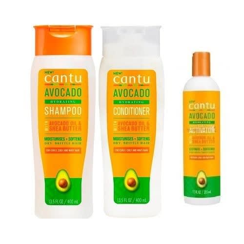 Cantu Avocado Hydrating Curl Activator200ml Conditioner  Shampoo400ml Each