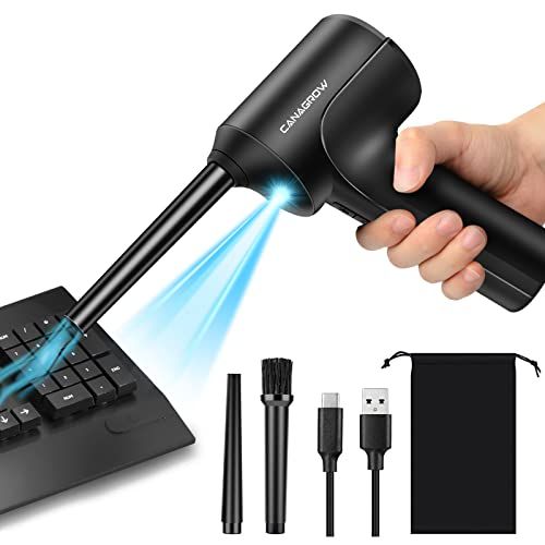 Compressed Air Duster Cordless Electric Air Duster 6000mAh R