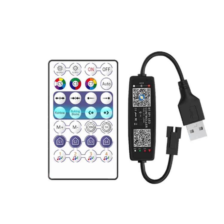 WS2812B Bluetooth Music Controller For LED Light Strip