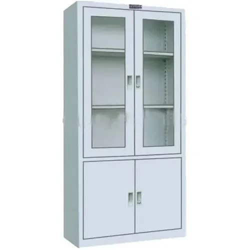 Metal Glass Filing Cabinet