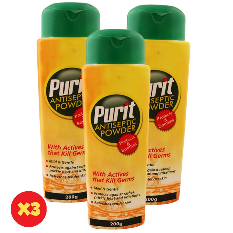 Antiseptic Powder 200g (Pack Of 3)