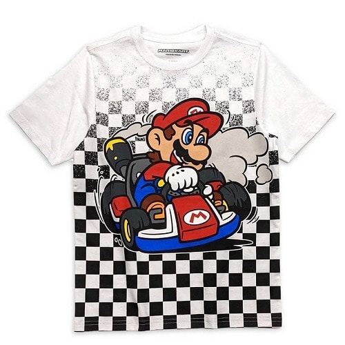 Super Mario Bros Boys Short Sleeve T-shirt -white