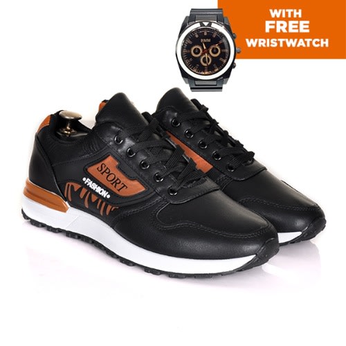 Men's Sports Sneakers - Black