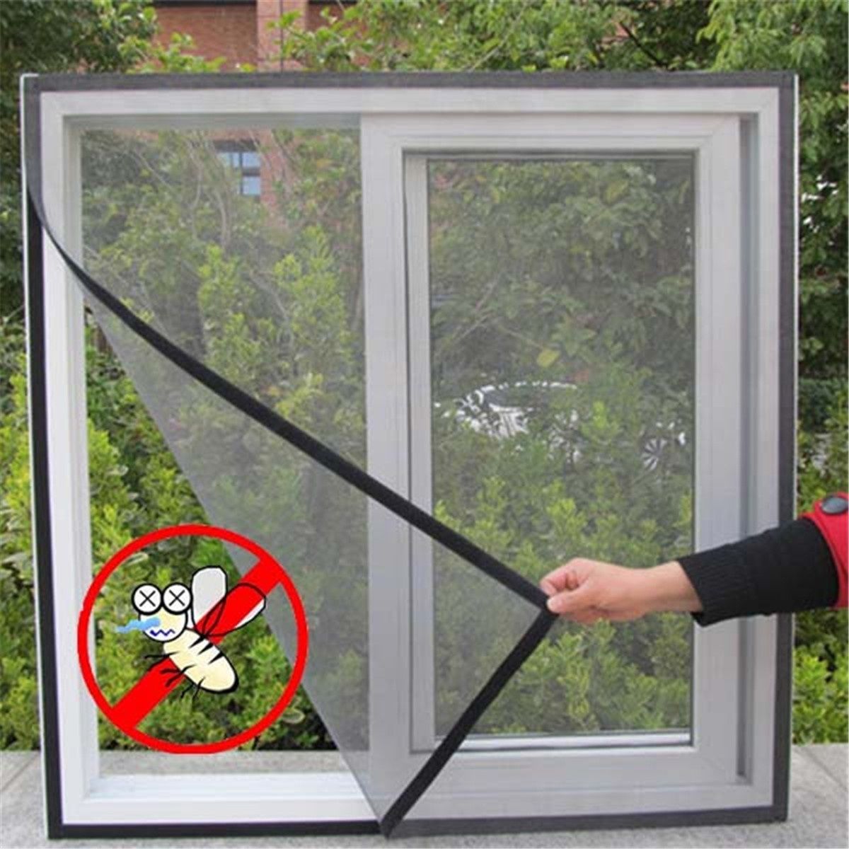 Mosquito Net Screens Protect Indoors