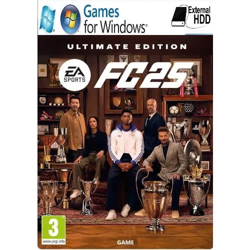 Fc 25/ Fifa 25 Offline Ultimate Edition Pc/computer Game + Flash/ Hard Drive + Free Game/s