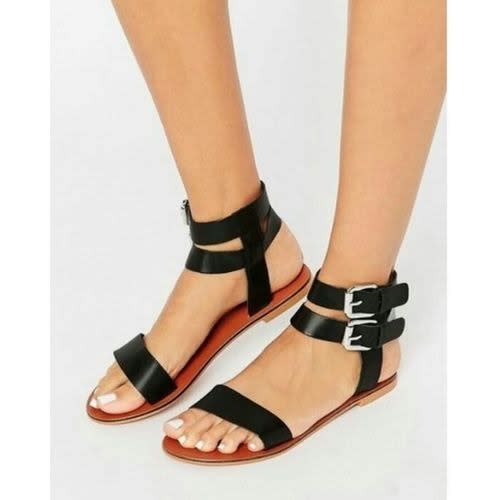 Female Gladiator Sandal - Black