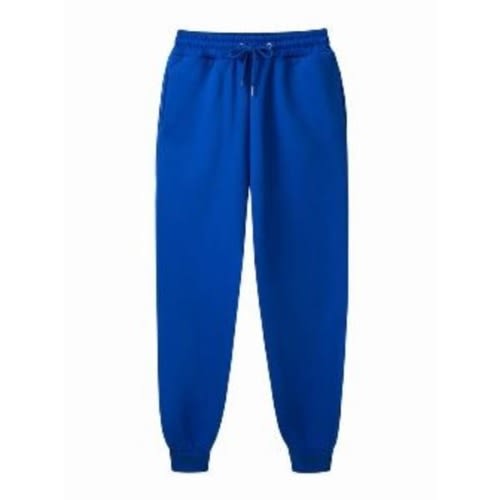 Men's Plain Joggers - Royal Blue