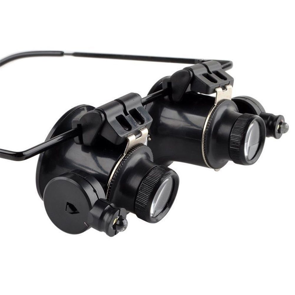 20x Magnifier Glasses Loupe Lens Jeweler Watch Clock Repair-