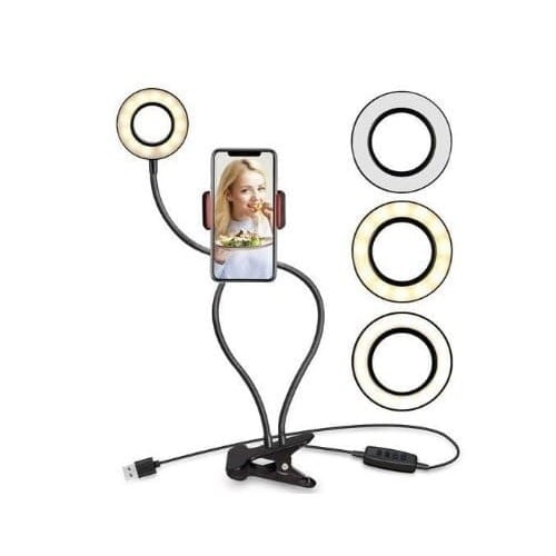 Selfie Ring Light With Cell Phone Holder