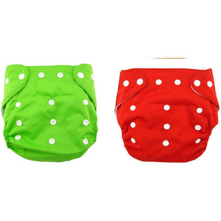 GR Reusable And Washable Baby Diaper & Inserts - 2pc