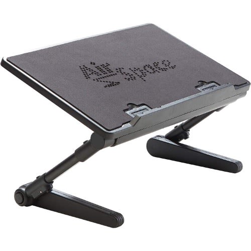 Air Space Adjustable Laptop Desk Stand With Built-in Cooling Fan