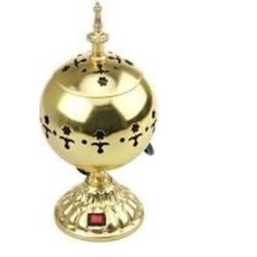 Gold Electric Insense Burner Lamp