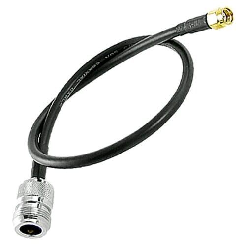 RF Connector NFemale To SMA Male Right Angle Type RG58 Pigtail Cable - 50CM