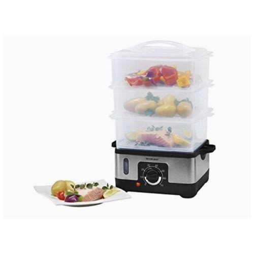 3 - Layer Food & Vegetable Steamer - 950W