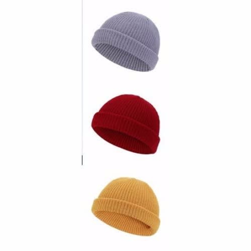 Woolen Beanie/skull Cap - 3 Pcs
