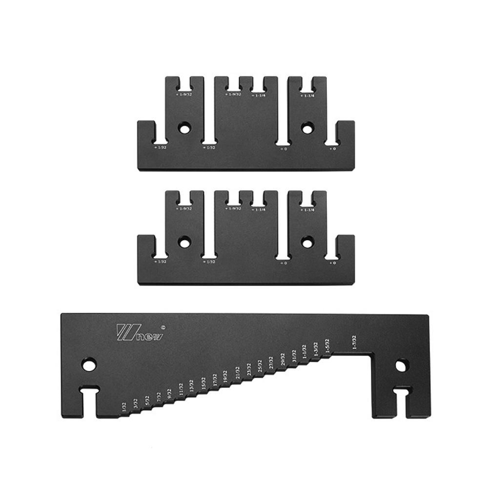 Depth Gauge for Router and TableSaw Aluminum Alloy Height Gauge Height Measuring Tool Measurement Depth Ruler