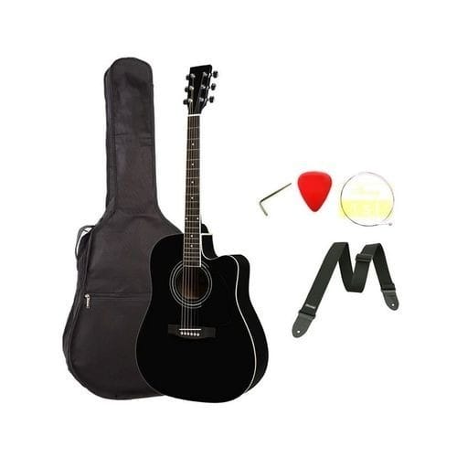 Acoustic Box Guitar - Black - 38''