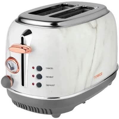 Rose 2 Slice Pro Pop Toaster - 810W