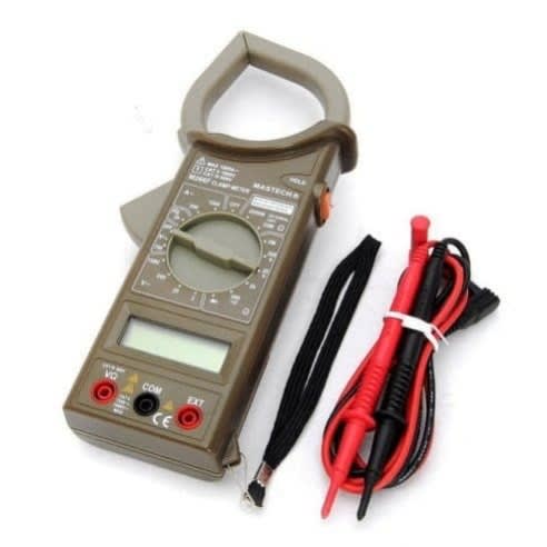 M266f Mini Digital Clamp Meter Ac Current Tester Detector With Frequency