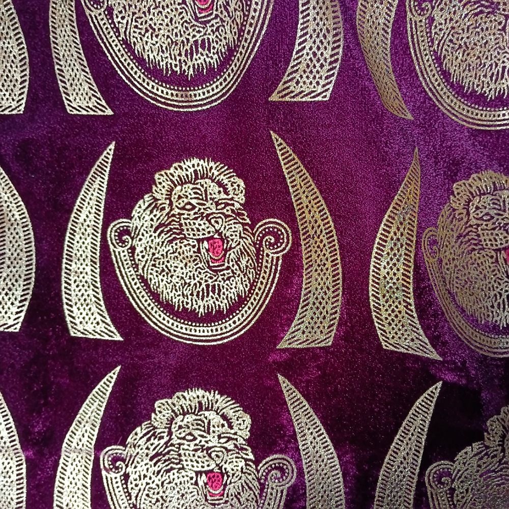 Stylish Isi Agu Igbo Traditional Material (velvet Material)