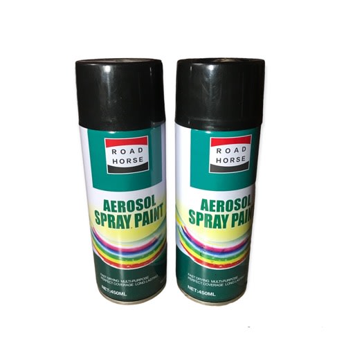 Spray Paint - Black- 450ml - 2 Pieces